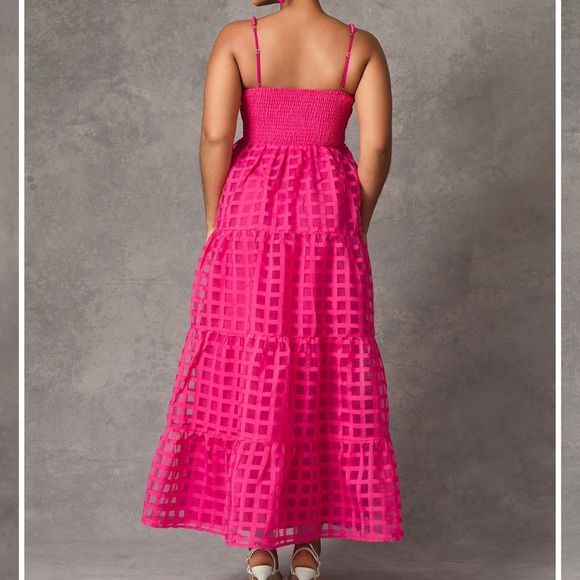 Forever Amelia-TANIA BEADED STRAP MAXI DRESS PINK - Picture 3 of 5